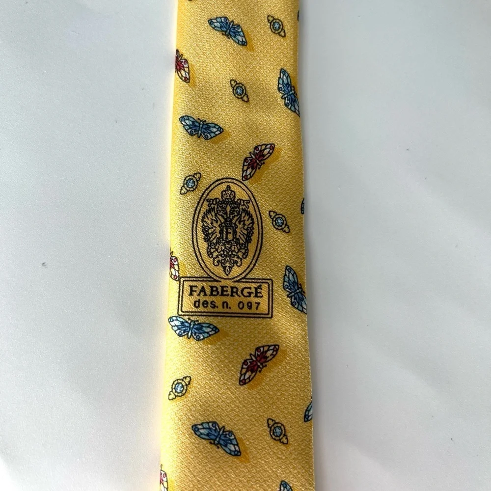 Faberge men’s silk tie EUC
